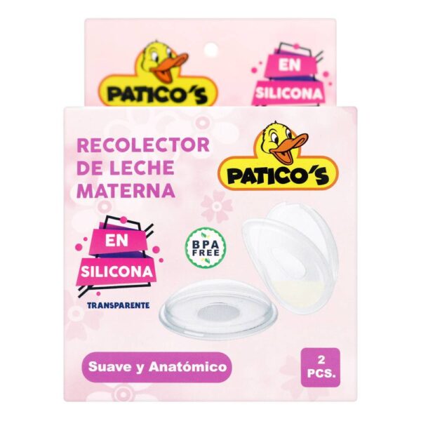 Recolector Leche Materna Silicona Paticos