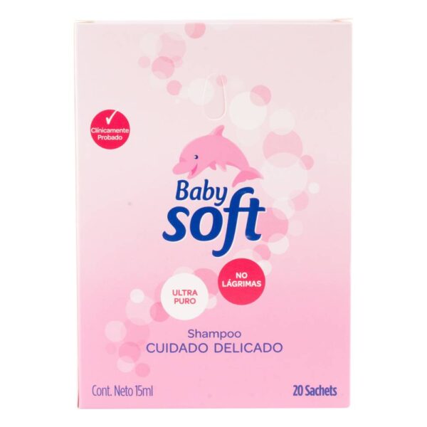 Shampoo Baby Soft Cuidado Delicado 20 Sobres
