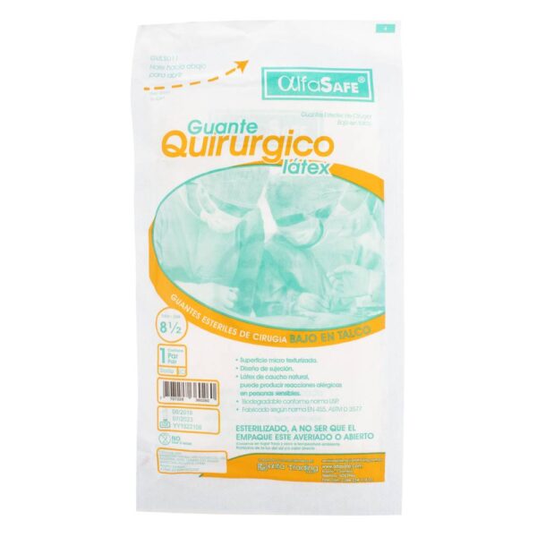 Guante Esteril Quirurgico Alfasafe