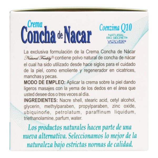 Crema Concha De Nacar Freshly 60 Gr Aclara Manchas - Imagen 2