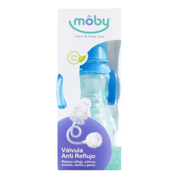 Biberón Moby Baby Slim 4 Meses 11 Oz - Imagen 2
