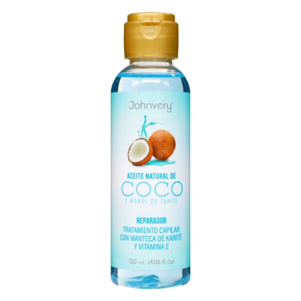 Aceite Natural De Coco Y Monoi De Tahití Johnvery 120 Ml