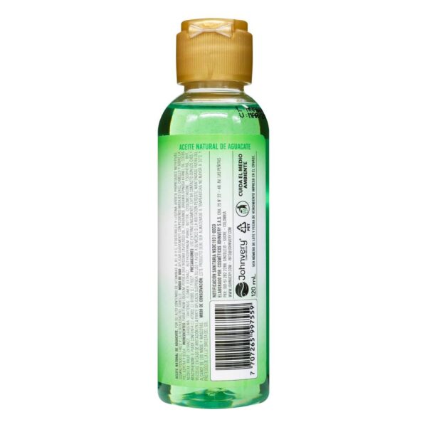 Aceite Naturla De Aguacate Johnvery 120 Ml - Imagen 2
