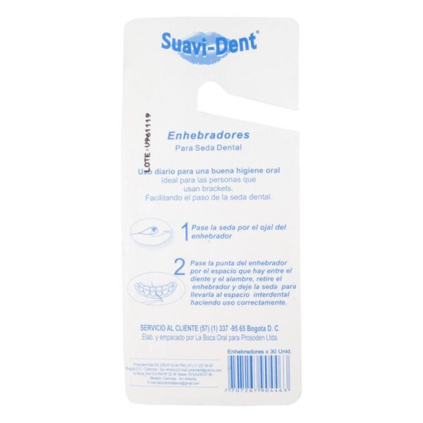 Enhebrador Para Brackets Suavident 30 Unidades - Imagen 2