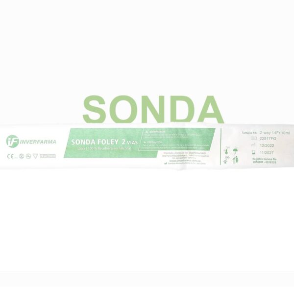 Sonda Foley 2 Vias Balon #14 Inverfarma