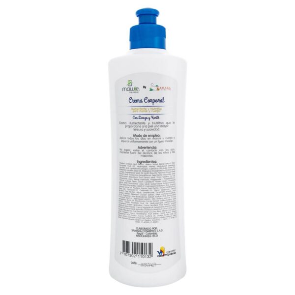 Crema Manos Y Cuerpo Mawie 500 Ml - Imagen 2