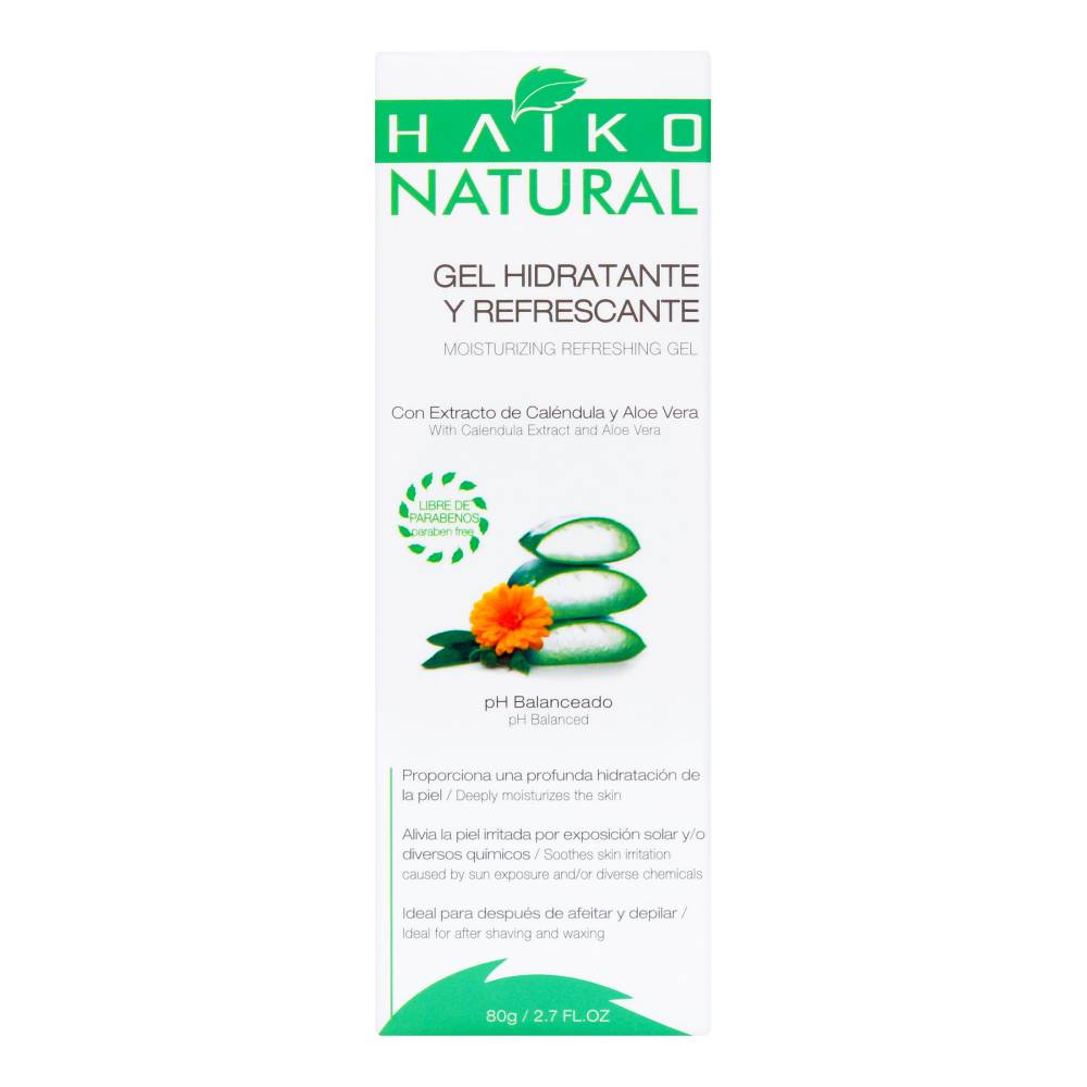 Gel Hidratante Y Refrescante Caléndula Aloe 80 Gr Haiko