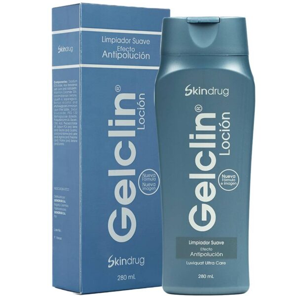 Gelclin Loción 280 Ml - Limpiador Facial Y Corporal