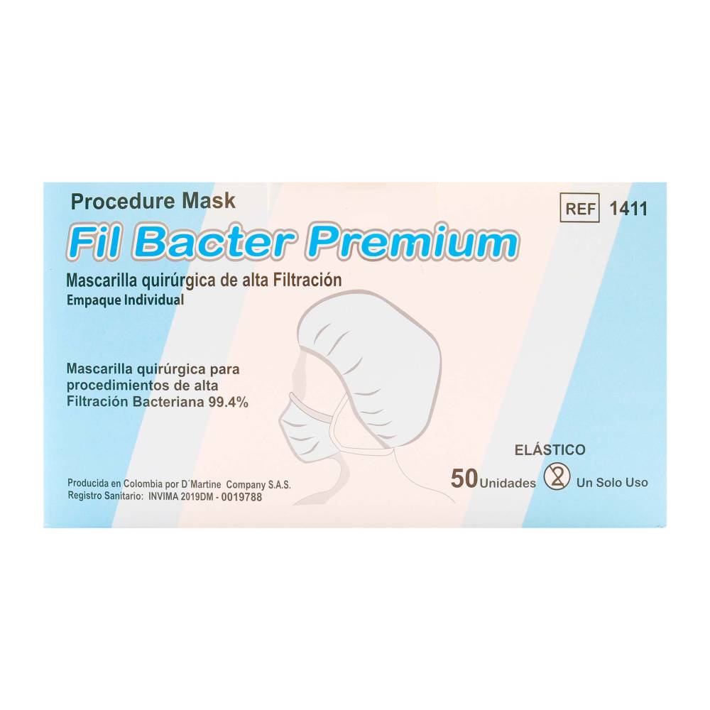 Tapaboca Termosellado Dmartine 50 Unidades