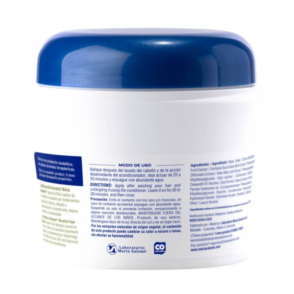 Mascarilla Capilar Maria Salome Keratin 2 350 Ml - Imagen 2