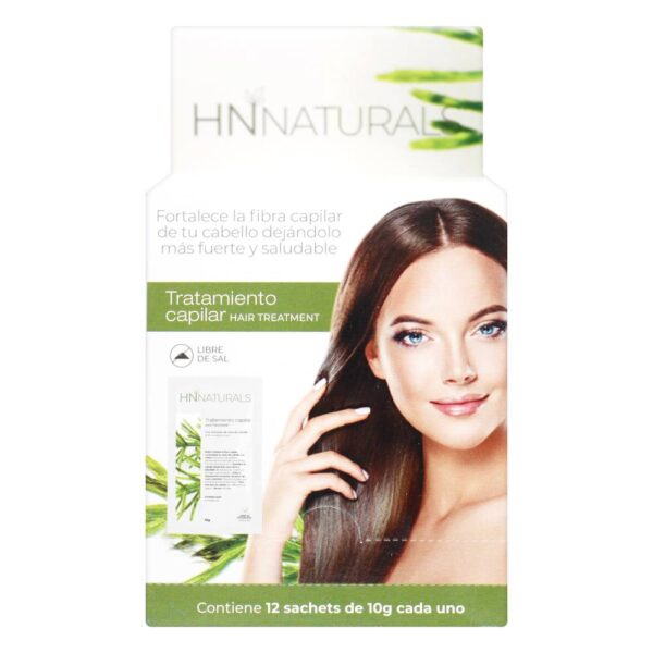 Tratamiento Capilar Hn Naturals 12 Sobres Fuerte Y Saludable