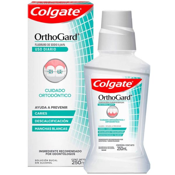 Enjuague Bucal Colgate Orthogard 250 Ml Ortodoncia