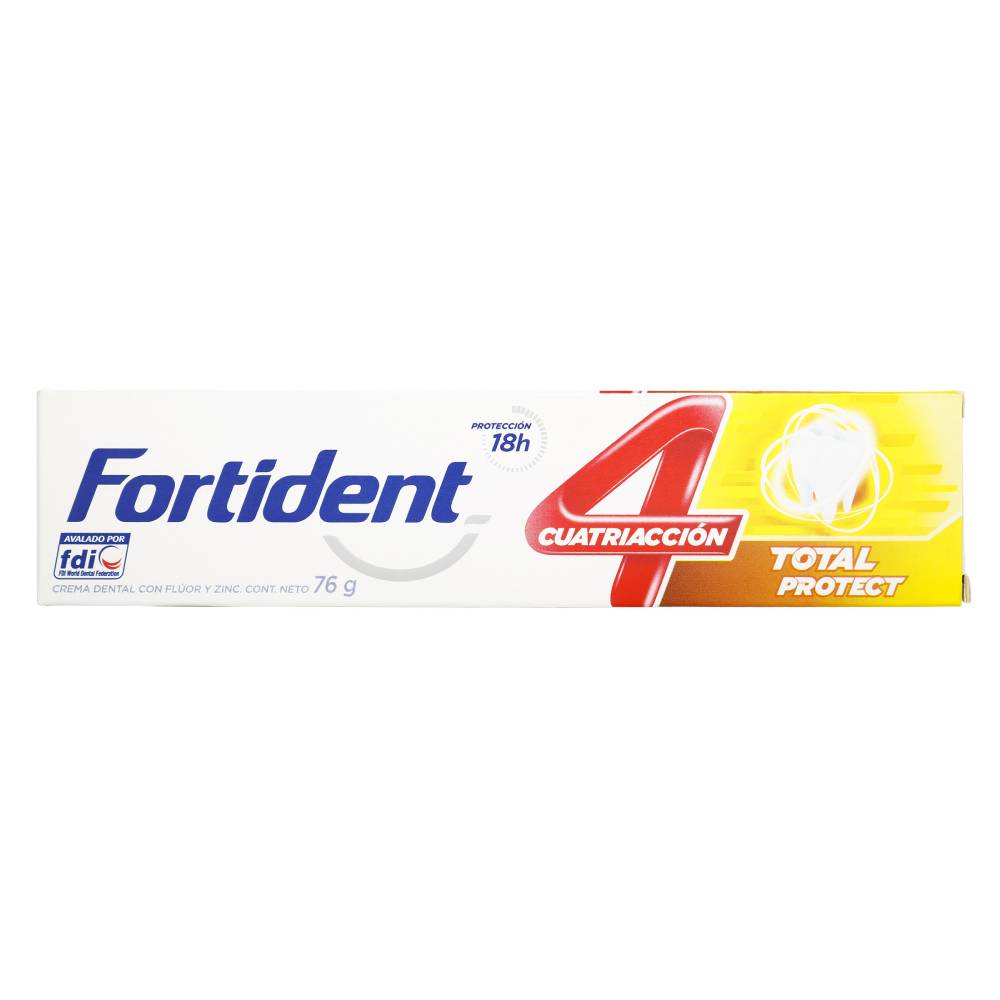 Crema Dental Fortident Total Protect 76 G