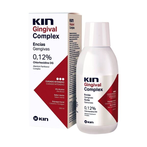 Enjuague Bucal Kin Gingival Clorhexidina 0.12% 250 Ml