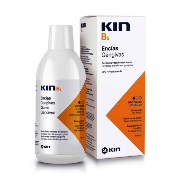 Enjuague Bucal Kin B5 Encías Gengivas 500 Ml