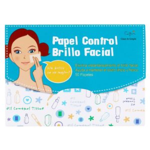 Papel Control Brillo Facial Cettua 50 Papeles