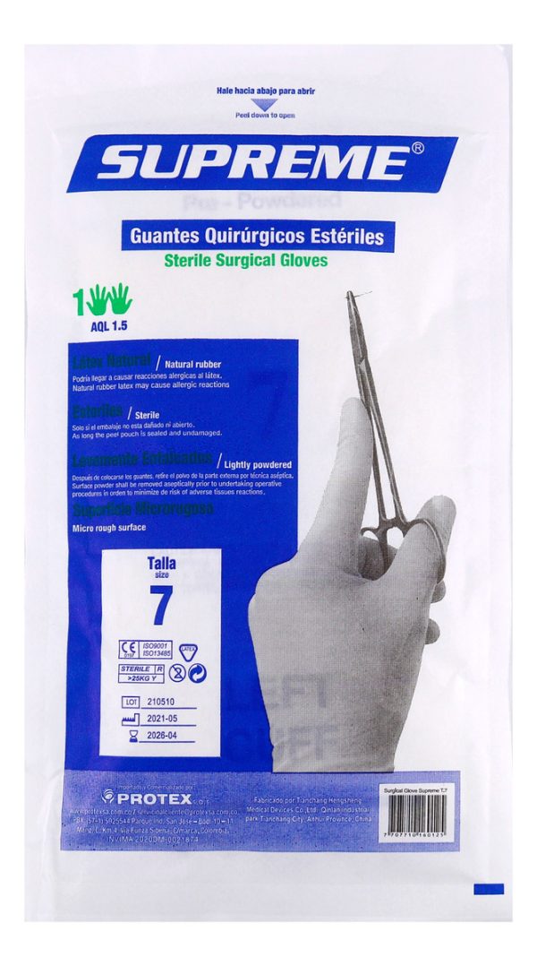Guantes Quirúrgicos Estériles Supreme Protex Tallas 6 A La 8 - Imagen 4