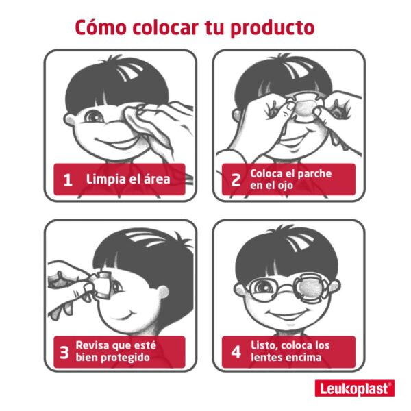 Parche Ocular Oclusor Leukoplast Junior 30 Unidades - Imagen 3