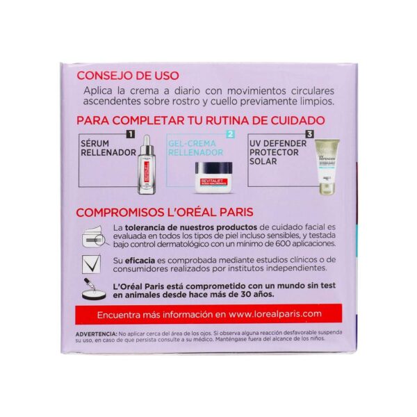 Revitalift Gel Crema Ácido Hialurónico 50 Ml Hidratante - Imagen 2