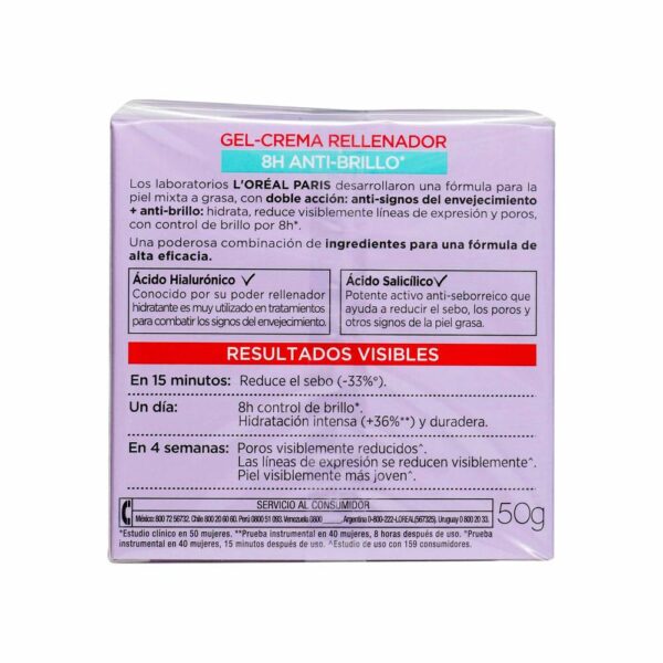 Revitalift Gel Crema Ácido Hialurónico 50 Ml Hidratante - Imagen 3