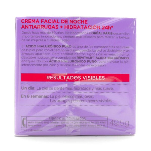 Crema Revitalift Ácido Hialurónico Noche 50 Ml - Imagen 2