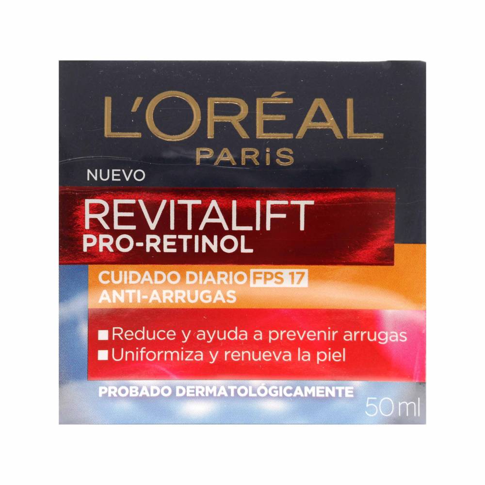 Crema Antiedad Revitalift Pro-retinol Spf 17 50 Ml