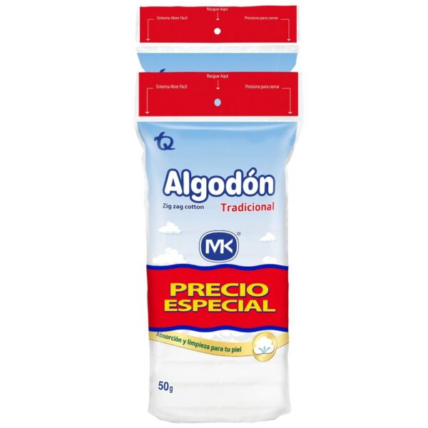 Algodón Zig Zag Mk Pague 100 Lleve 150 Gr