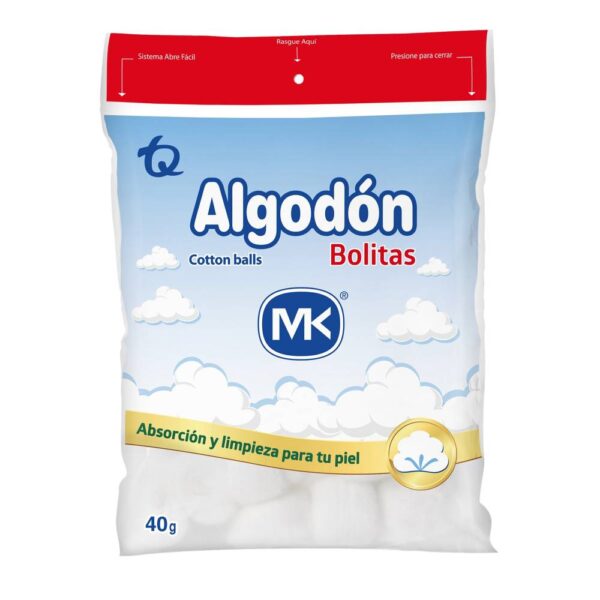 Algodón Pomos 40 G Mk