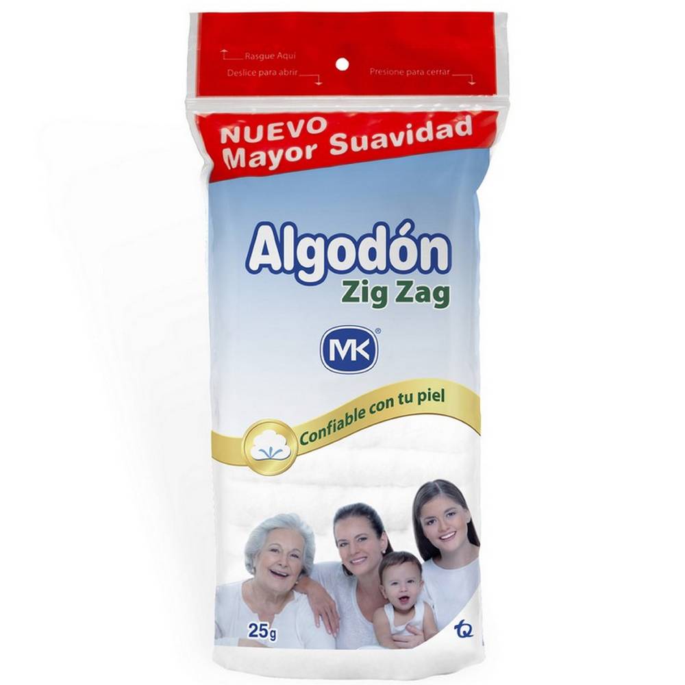 Algodón Zig Zag Mk 25 G