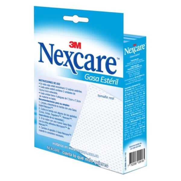 Gasa Esteril Nexcare 24 Unidades - Imagen 2