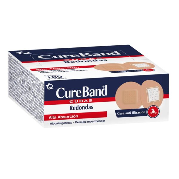 Curas Redondas Cureband 100 Unidades