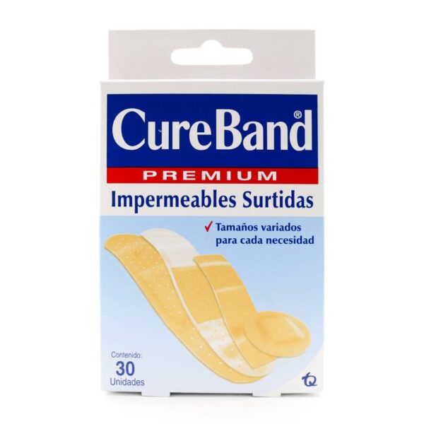 Curas Impermeables Cureband Premium 30 Unidades