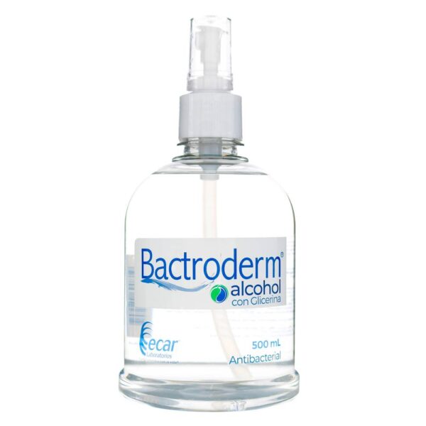 Alcohol Bactroderm Con Glicerina 500 Ml