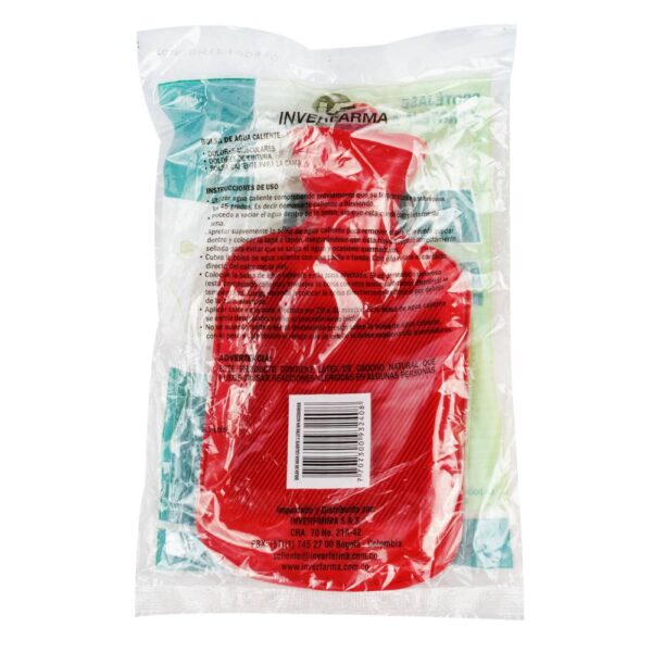 Bolsa De Agua Caliente 1 Litro Inverfarma - Imagen 2