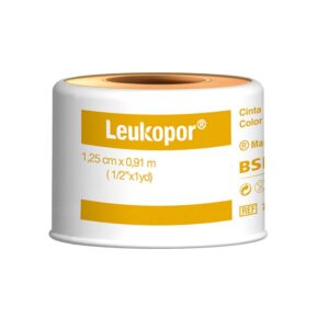 Micropore Leukopor Piel 1/2x1 Yd 24 Unidades