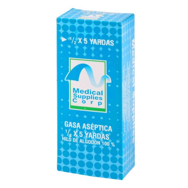 Gasa Aseptica Medical 1/2 X 5 Yardas