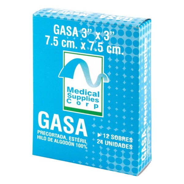 Gasa Esteril 7.5 X 7.5 Cm 24 Unidades Medical