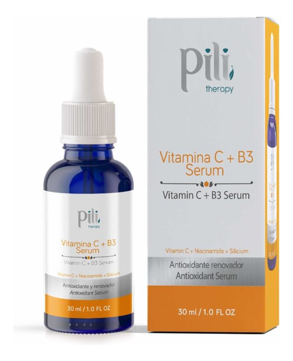 Serum Pili Vitamina C + B3 Niacinamida 30 Ml