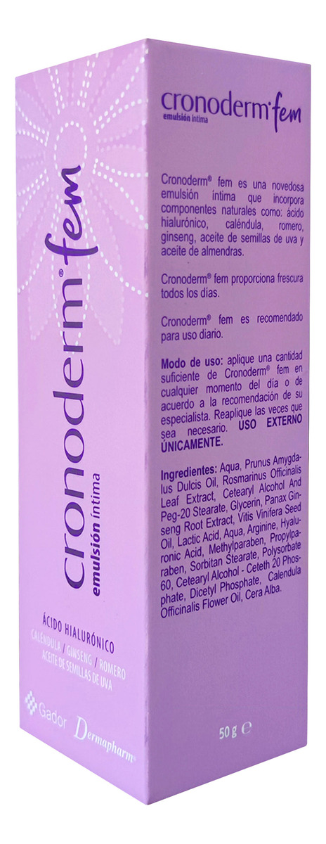 Cronoderm Fem Emulsión Intima - Imagen 2