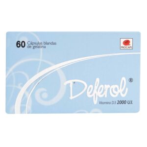 Deferol 2000 Ui 60 Capsulas Vitamina D3