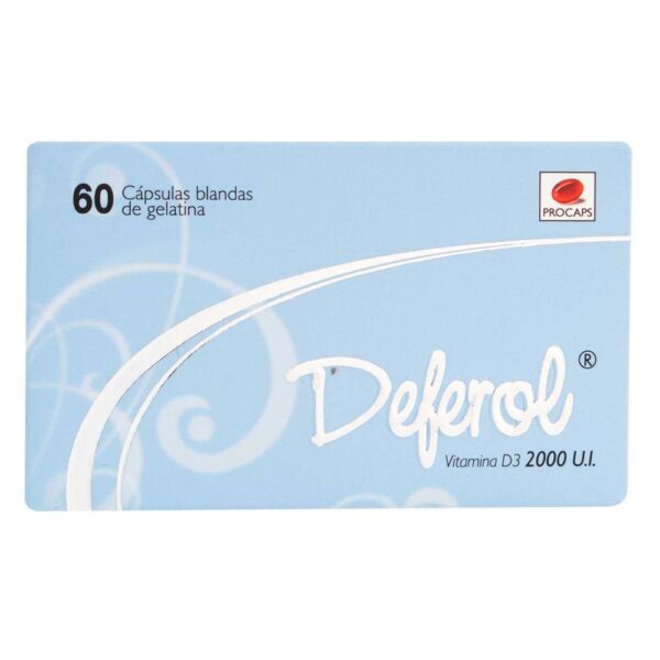 Deferol 2000 Ui 60 Capsulas Vitamina D3