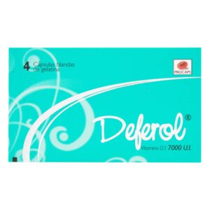 Deferol 7000 Ui 4 Capsulas Vitamina D3