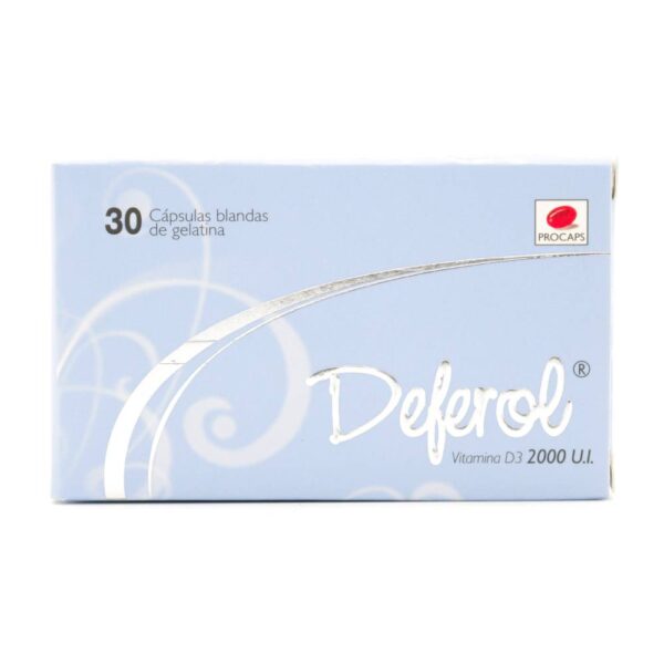 Deferol 2000 Ui 30 Capsulas Vitamina D3