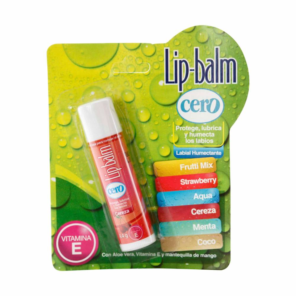 Protector Labial Cero Cereza Hidratación Y Protección