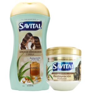Shampoo Savital Aminoacidos 510 Ml + Tratamiento 425 Ml