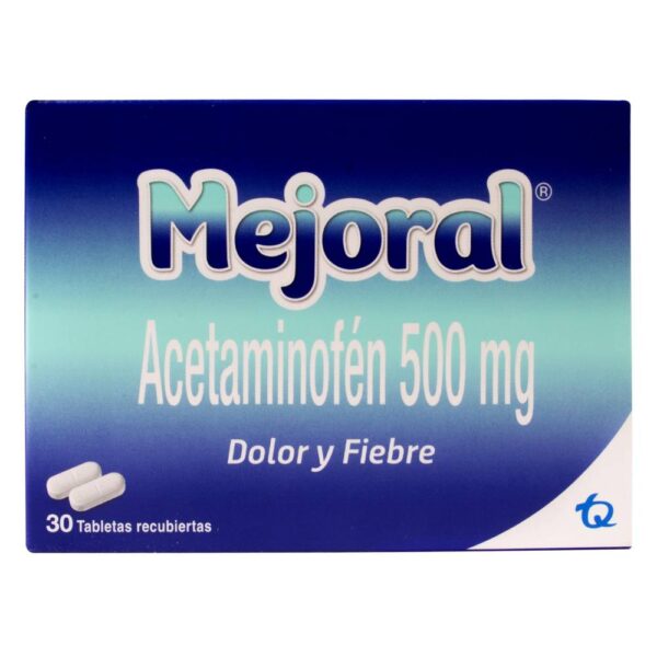 Mejoral Acetaminofen 500 mg 30 Tabletas