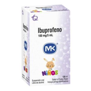 Ibuprofeno Jarabe 100mg/5ml 120 Ml Mk