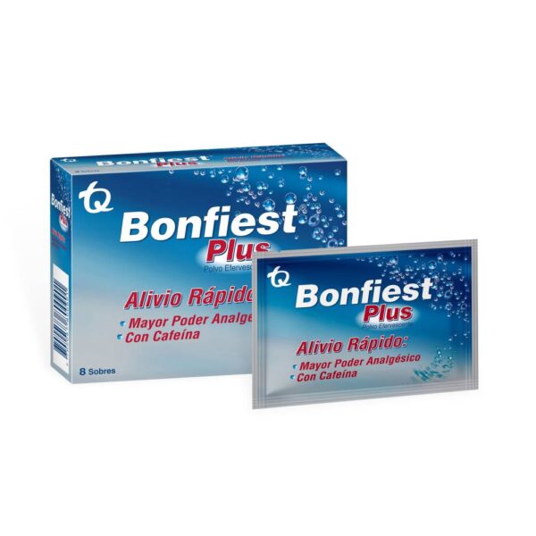 Bonfiest Plus 8 Sobres Dolor de Cabeza y Estómago