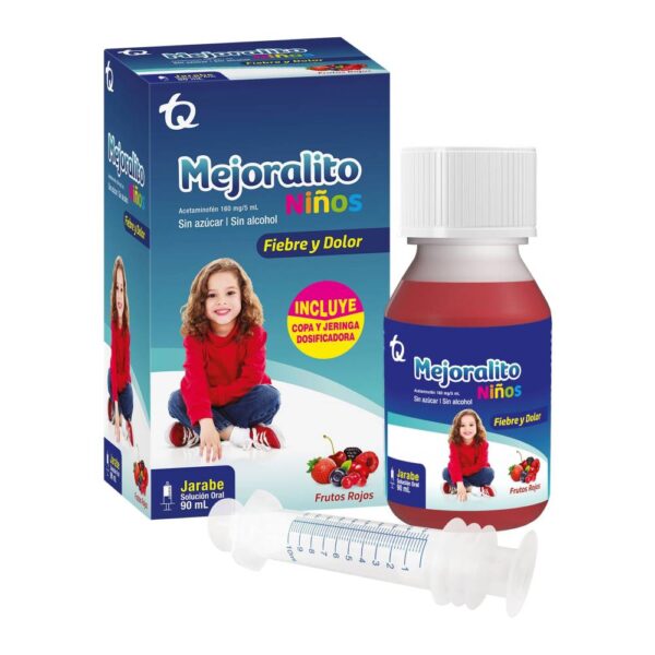 Mejoralito Jarabe Acetaminofen 160mg /5ml 90 Ml