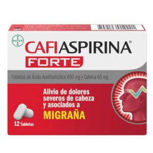 Cafiaspirina Forte 650mg 12 Tabletas